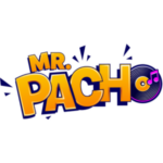 Λογότυπο Mr. Pacho, online καζίνο με διασκεδαστική και μουσική θεματολογία.