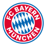 Λογότυπο της FC Bayern München με διαμάντια στη γερμανική σημαία