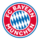 Λογότυπο της FC Bayern München με διαμάντια στη γερμανική σημαία