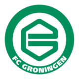 Λογότυπο της FC Groningen με πράσινο εξωτερικό κύκλο και το γράμμα G στο κέντρο