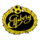 Λογότυπο της Elfsborg με κίτρινο στεφάνι και ποδοσφαιρική μπάλα στην κορυφή