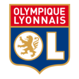 Λογότυπο Olympique Lyonnais με λιοντάρι και κόκκινο-μπλε χρώμα