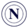 Λογότυπο SSC Napoli με μπλε γράμμα N σε κυκλικό σχέδιο